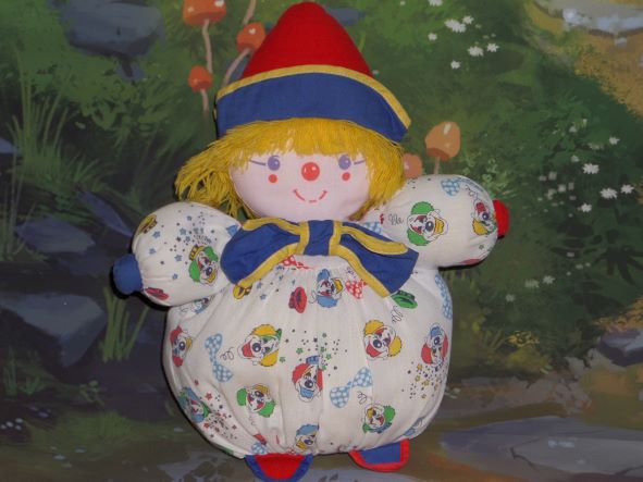 Babicorolle Clown-boule 1988 28 cm