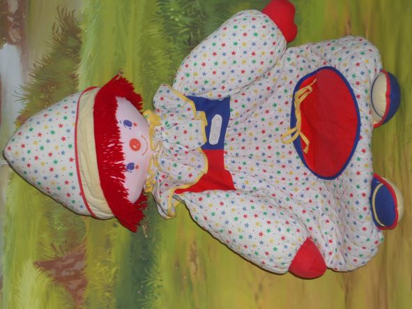 Babicorolle Porte-pyjama clown 1988 75 cm