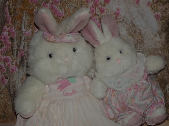 Peluche Corolle Modabidoux Enfant et Papa lapin