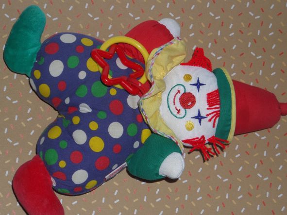 Babicorolle Clown rigolo rouge 1997 30 cm