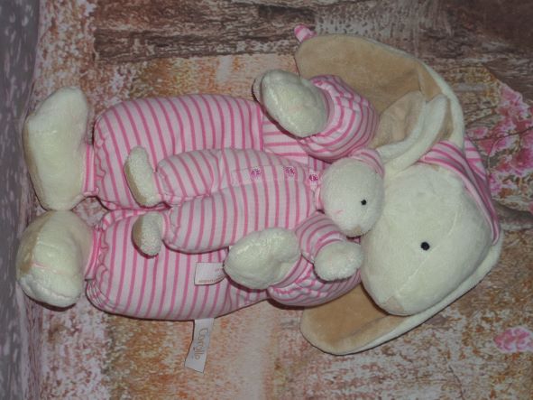 Babicorolle Grand Lapin Rose et Bébé Lapin Rose 2006