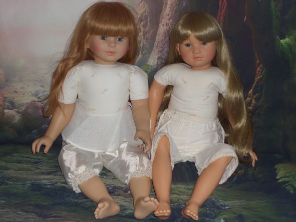 Poupées Corolle Angeline et Noëlle 75 cm Comparaisons