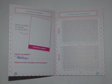 Clinique Corolle carnet de santé Pénélope