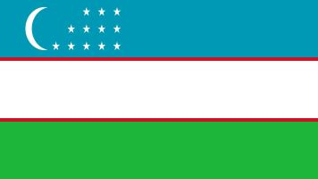 Drapeau Ouzbékistan