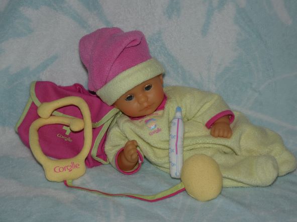 Bébé Corolle Tidoo Coffret Malade 30 cm 2003